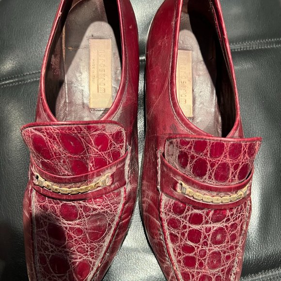 Shoes ,red. made in USA from Italy.